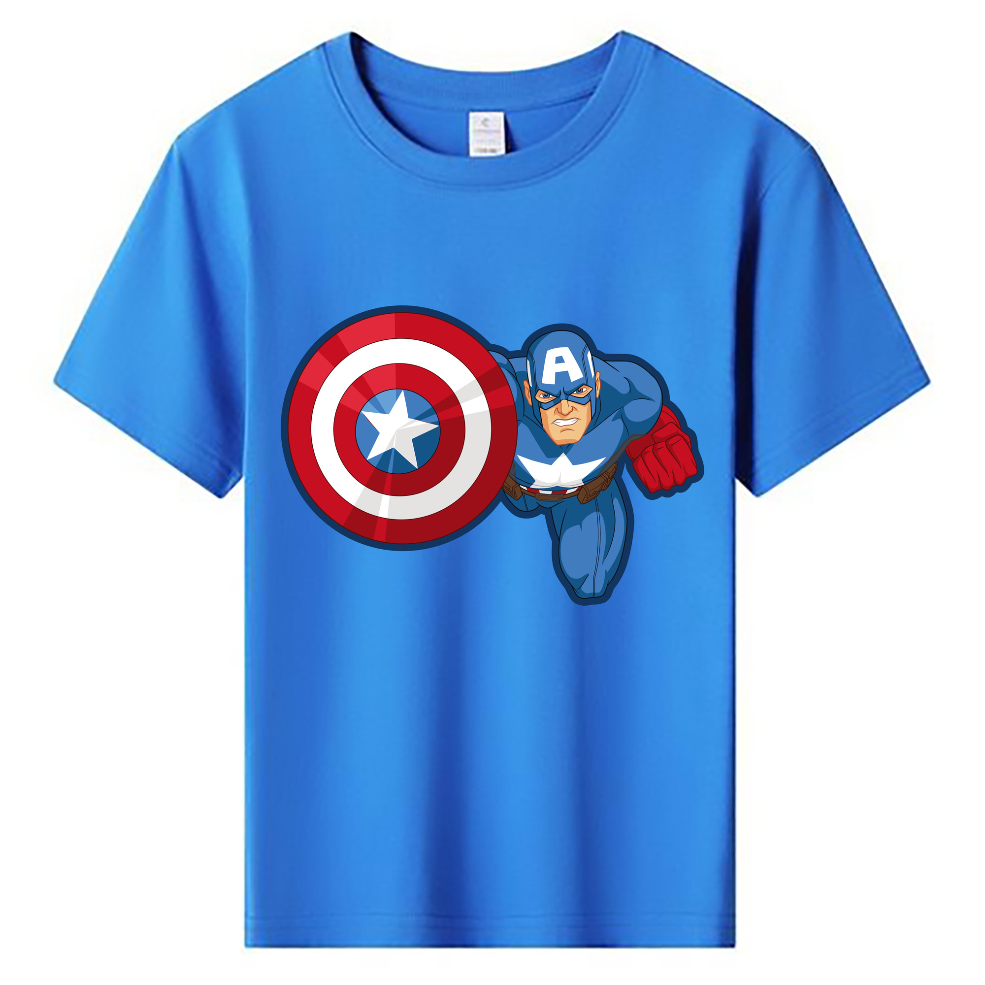 （画像用） アベンジャーズ The Avengers 綿100％キッズTシャツ（フロントプリント）